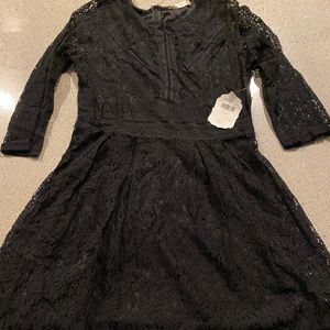 Altar’d State Lace Black Dress